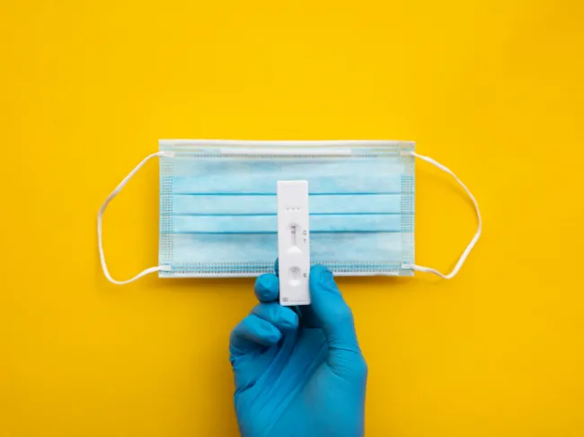 covid mask and test